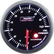 ProSport Oil Pressure Gauge 52mm - White