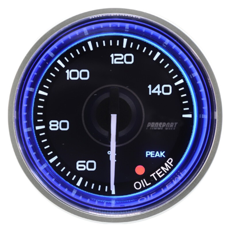 Temperatura de aceite - Manómetro Prosport - Ø52mm - Crystal blue