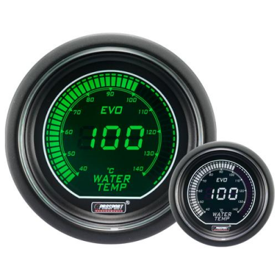 Manomètre ProSport Tempéture Eau 52 mm Manomètre ProSport Tempéture Eau 52 mm