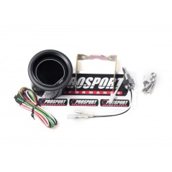 ProSport gauge oil temperature - 52 mm - EVO - Blue/Red