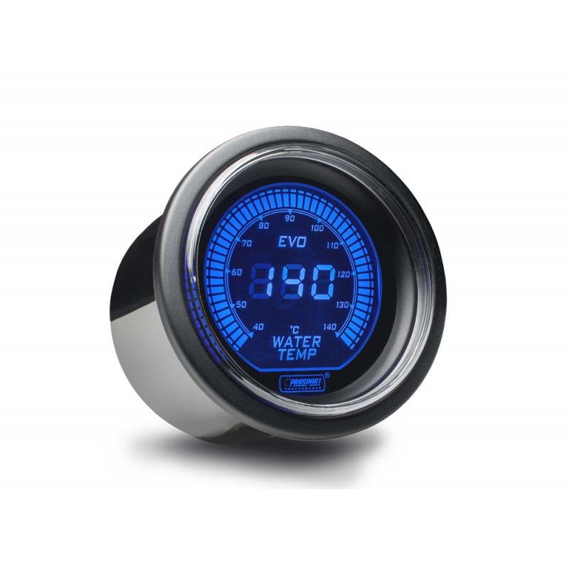 ProSport gauge water temp - 52mm - EVO - Red/Blue ProSport gauge water temp - 52mm - EVO - Red/Blue