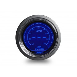 Pression Turbo Prosport Manomètre 52mm - EVO - Bleu/Rouge