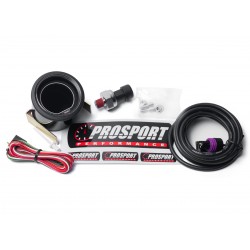 Pression Huile ProSport Manomètre 52mm - EVO - Bleu/Rouge