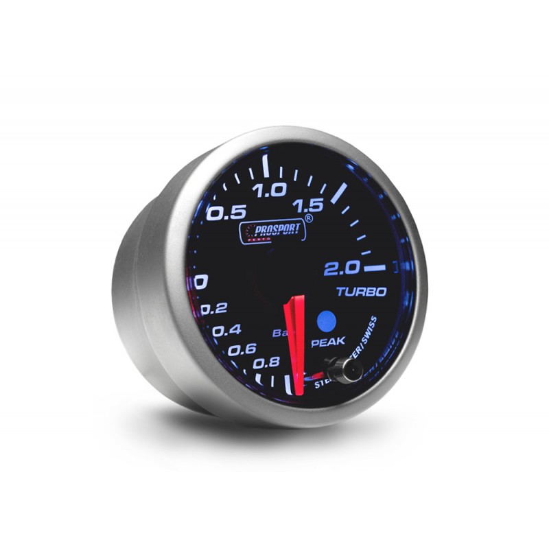 ProSport Gauge Turbo Boost Pressure 52mm - White
