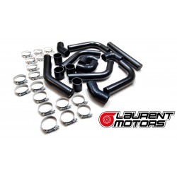 Tubos intercooler universales 2.5" 63mm - Negro