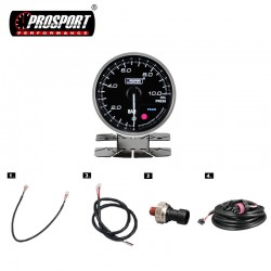 ProSport Oil Pressure Gauge - 52mm - SUPREME